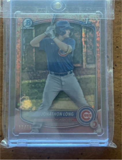 2025 Bowman Chrome #BCP-58 Jonathon Long — front