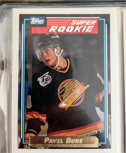 1992-93 Topps #8 Pavel Bure — front