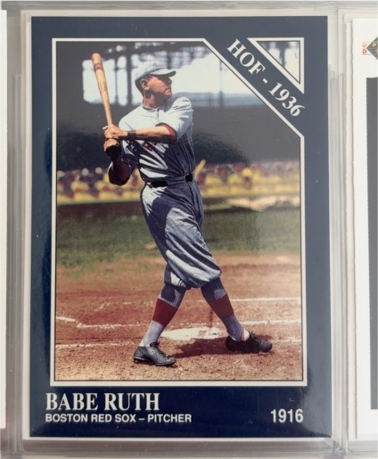 1992 The Sporting News Conlon Collection #4 Babe Ruth — front