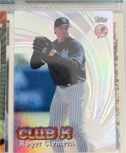 1999 Topps All-Matrix Club K #AM25 Roger Clemens — front