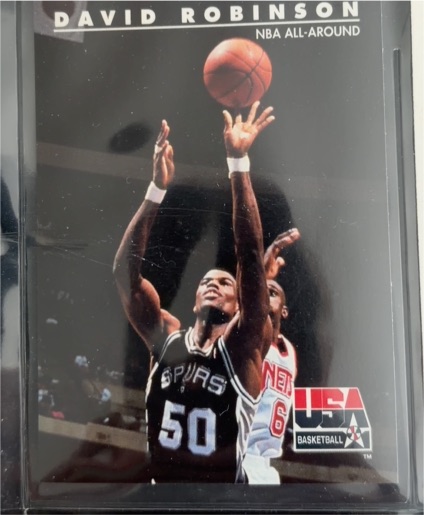 1992 Skybox USA #81 David Robinson — front
