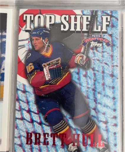 1996-97 Topps NHL Picks Top Shelf #TS10 Brett Hull — front