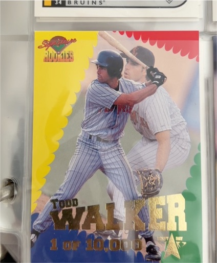 1995 Signature Rookies Draft Day Stars #DD4 Todd Walker — front