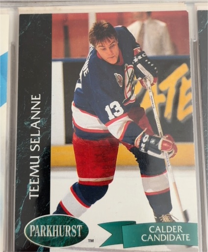 1992-93 Parkhurst #209 Teemu Selanne — front