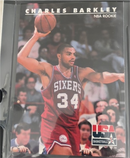 1992 Skybox USA #2 Charles Barkley — front