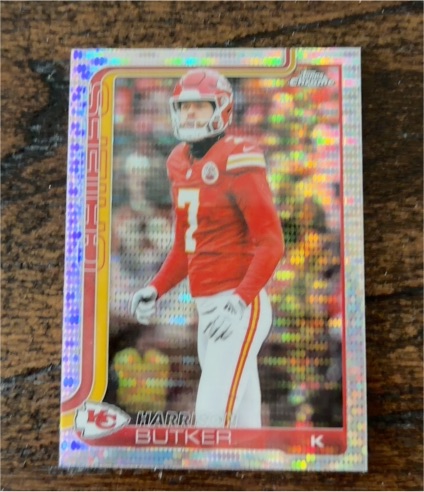 2025 Topps Chrome #151 Harrison Butker — front