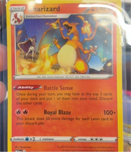 2020 Pokémon Sword & Shield Vivid Voltage #25 Charizard — front
