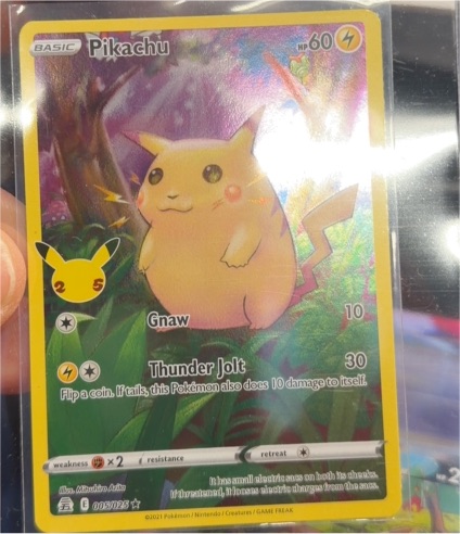 2021 Pokémon Celebrations #005 Pikachu — front
