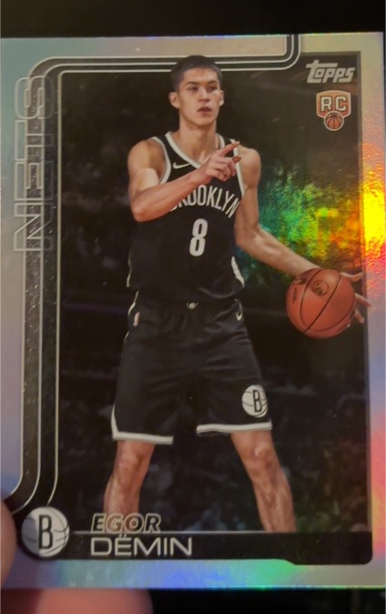 2025-26 Topps #208 Egor Demin — front