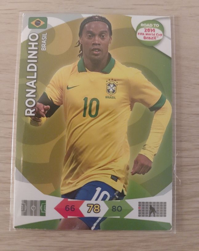2014 Panini Adrenalyn XL Road to FIFA World Cup Brazil Ronaldinho — front