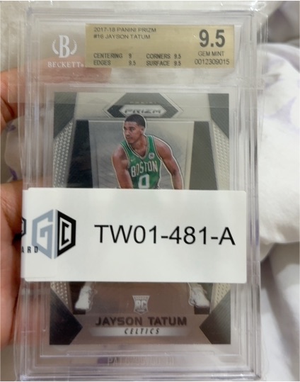 2017-18 Panini Prizm #16 Jayson Tatum — front