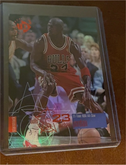 1997-98 Upper Deck UD3 Starstruck #23 Michael Jordan — front