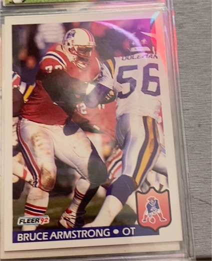 1992 Fleer #255 Bruce Armstrong — front
