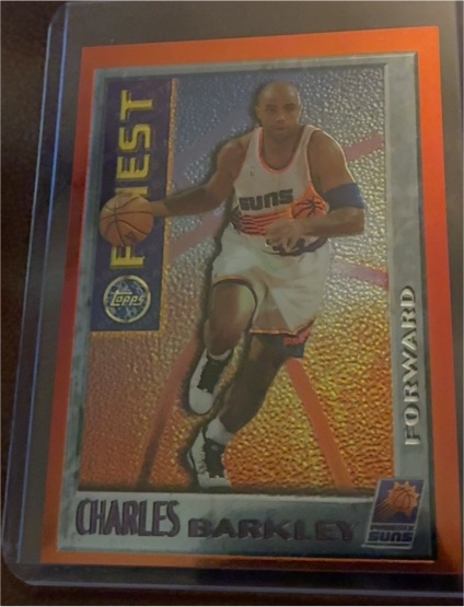 1995-96 Topps Finest #M6 Charles Barkley — front