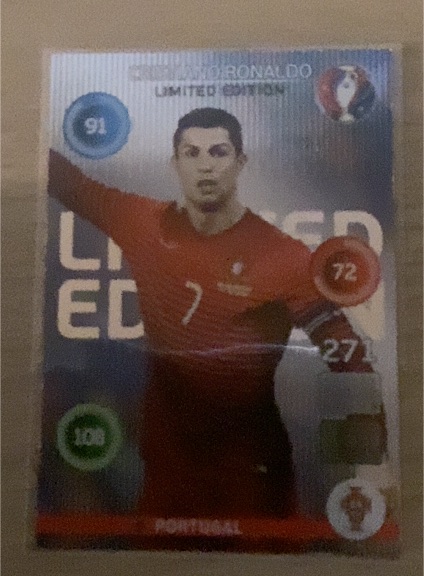 2016 Panini Adrenalyn XL UEFA Euro 2016 #278 Cristiano Ronaldo — front