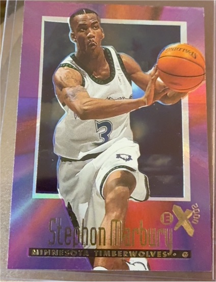 1996-97 Skybox E-X2000 #42 Stephon Marbury — front