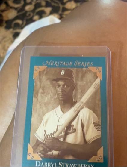 1992 Leaf Studio Heritage Series #BC-6 Darryl Strawberry — front