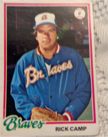 1978 Topps #349 Rick Camp — front