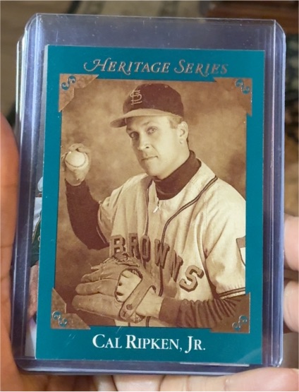 1992 Leaf Studio Heritage Series #BC7 Cal Ripken Jr. — front