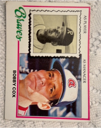 1978 Topps #93 Bobby Cox — front