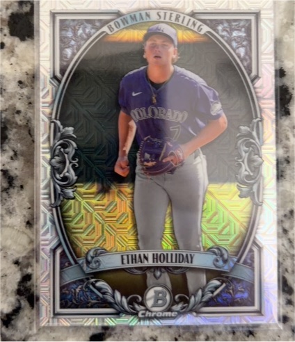 2026 Bowman Sterling #BST-11 Ethan Holiday — front