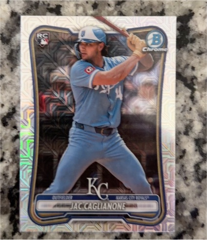 2026 Bowman Chrome #75 Jac Caglianone — front