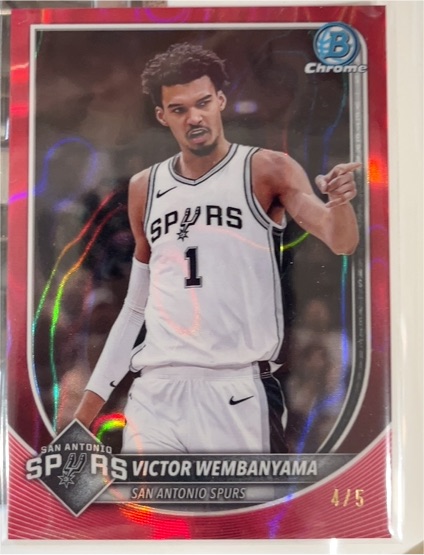 2025-26 Topps Bowman Chrome #BCV-143 Victor Wembanyama — front