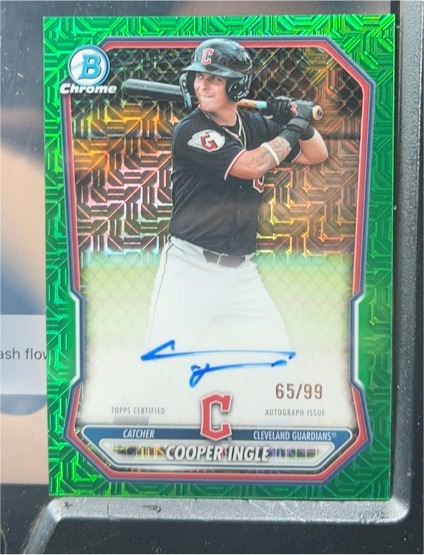 2026 Bowman Chrome #BMA-CI Cooper Ingle — front