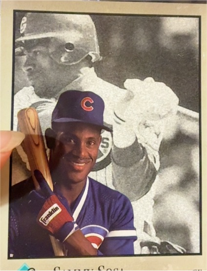 1992 Leaf Studio #20 Sammy Sosa — front