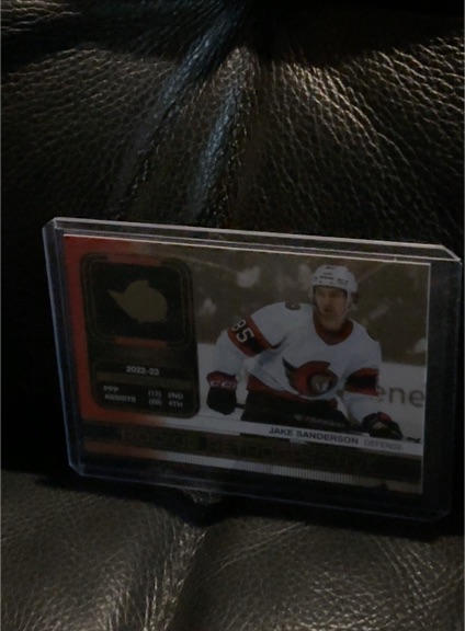 2022-23 Upper Deck Spx Shadow Box Jake Sanderson — front