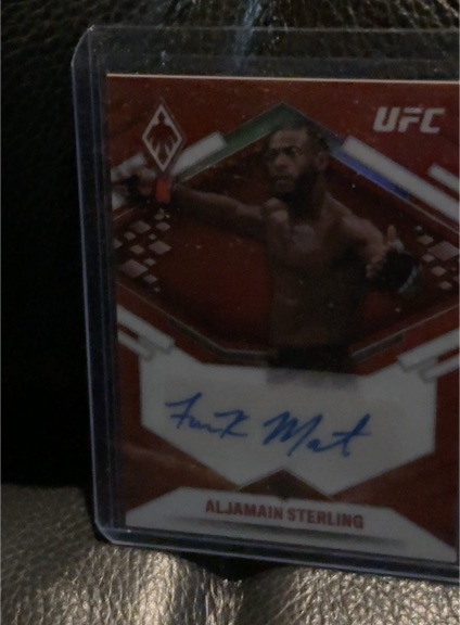 2022 Panini Chronicles UFC Phoenix #PX-AJS Aljamain Sterling — front