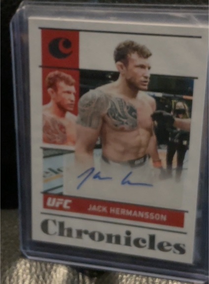2022 Panini Chronicles UFC Jack Hermansson — front