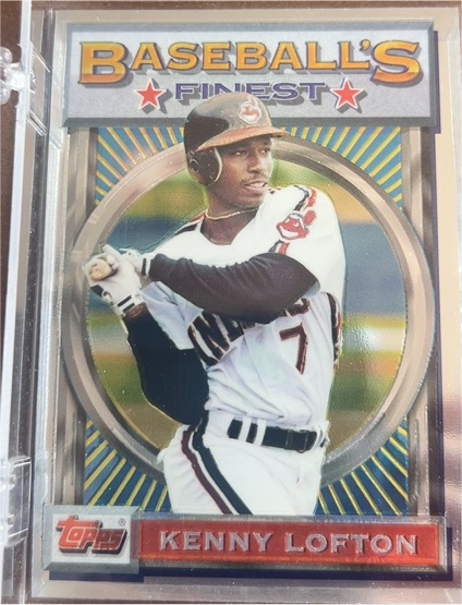 1993 Topps Finest #43 Kenny Lofton — front