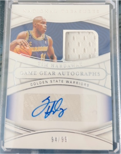 2021-22 Panini National Treasures #GGTH Tim Hardaway — front