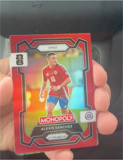 2026 Panini Prizm Monopoly FIFA World Cup #85 Alexis Sánchez — front