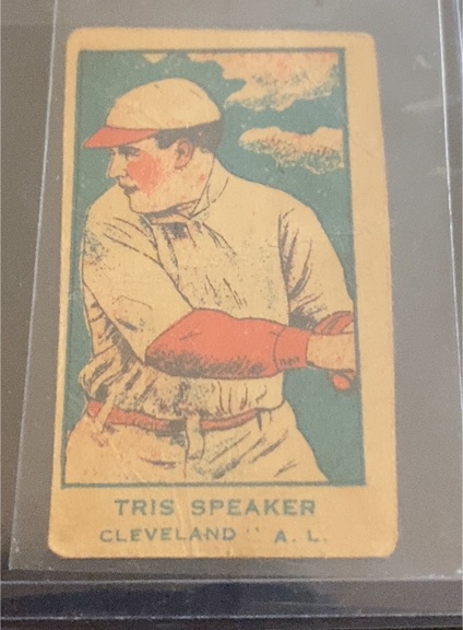 1926 W512 Strip Card #4 Tris Speaker — front
