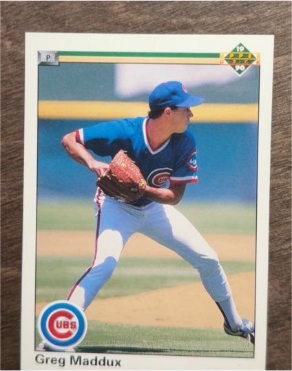 1990 Upper Deck #213 Greg Maddux — front