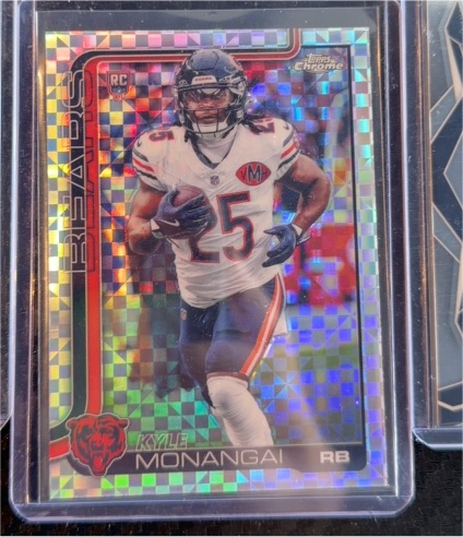 2025 Topps Chrome #382 Kyle Monangai — front