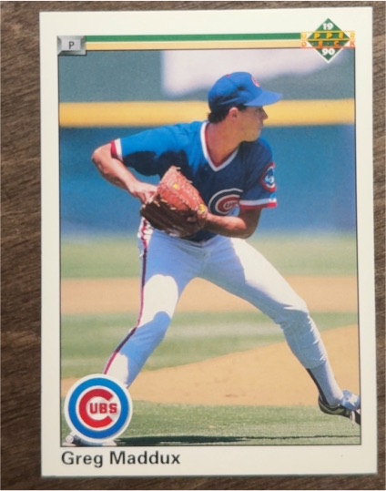 1990 Upper Deck #213 Greg Maddux — front