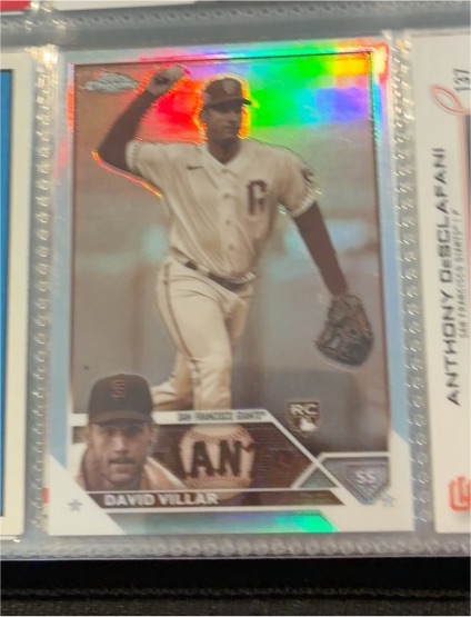 2023 Topps Chrome #117 David Villar — front