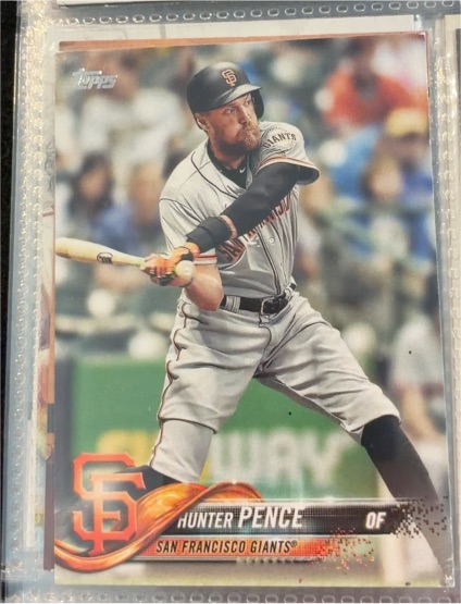 2018 Topps #47 Hunter Pence — front