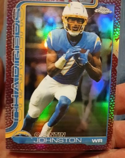 2025 Topps Chrome #159 Quentin Johnston — front