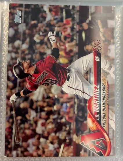 2018 Topps #257 J.D. Martinez — front
