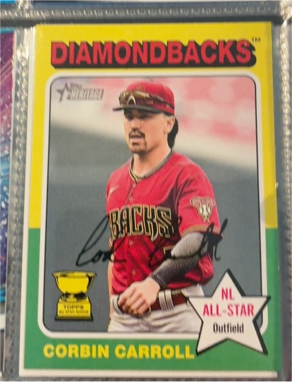 2024 Topps Heritage #372 Corbin Carroll — front