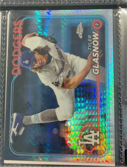 2024 Topps Chrome #54 Tyler Glasnow — front