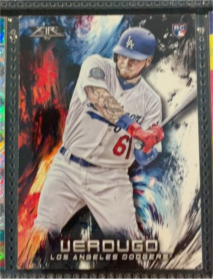 2018 Topps Fire #11 Alex Verdugo — front