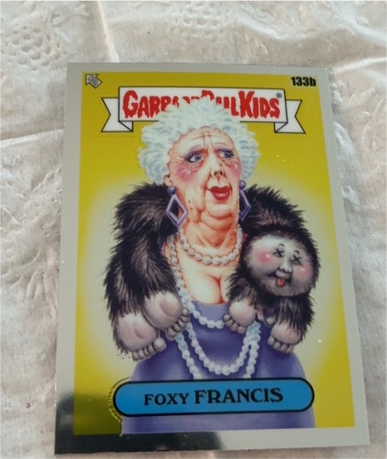 2021 Topps Garbage Pail Kids Chrome Series 4 #133b Foxy Francis — front