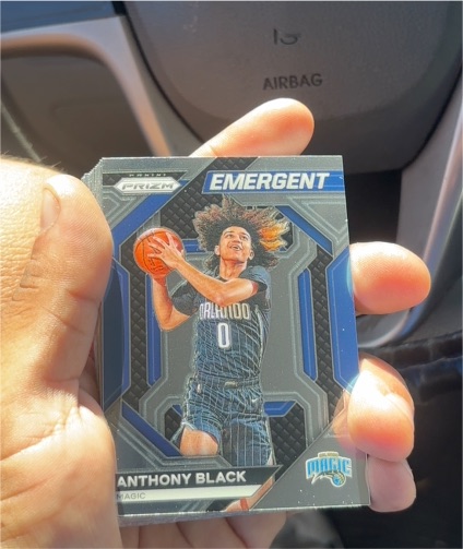 2023-24 Panini Prizm #3 Anthony Black Emergent — front