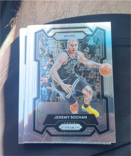 2023-24 Panini Prizm #122 Jeremy Sochan — front