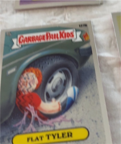 1986 Topps Garbage Pail Kids #127b Flat Tyler — front